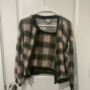 Girls Lovefire Tank and Cardigan Set